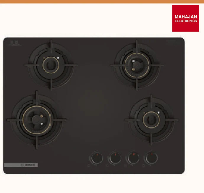 Bosch PNH7O6G20I 70 cm 4 Burner Hob Series 4 Bosch