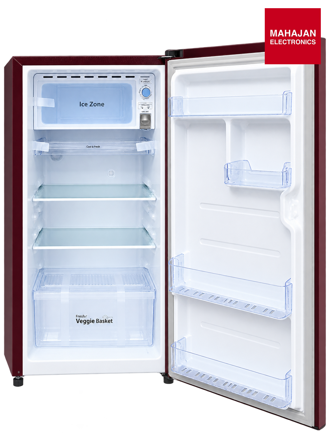 Kelvinator KRD-F200EBEEWD 188 L 1 Star Single Door Direct Cool Refrigerator with 90 Mins Fast Freezing Technology Allyna Wine – Mahajan Electronics Online.