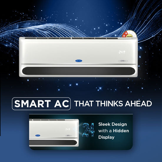 Carrier 18k INDUS GX 1.5 Ton 2 Star Fixed Speed Split AC ( R32, Copper Condenser, PM 2.5 Filter,Cooling, White) – CAS18IN2R36F0-Online Mahajan Electronics