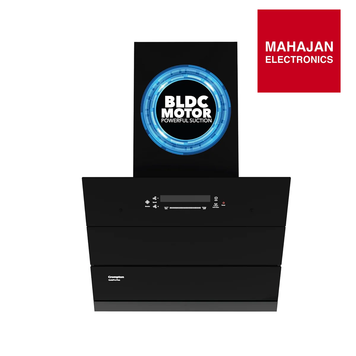 Crompton CHD-AQI60FLE-IND BLDC 1700m3/hr 60cm Slant Chimney| Filterless Intelligent Autoclean| Built In Oil Collector| Touch+Motion Sensor Control|10Yrs Motor & 4Yrs Overall Warranty Mahajan Electronics Online