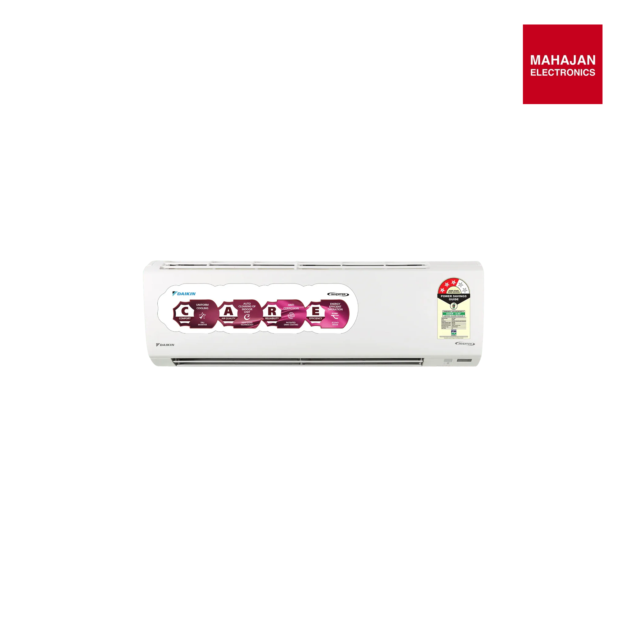 Daikin FTKL50XV16VAA 1.5 Ton 3 Star Inverter Split AC | Copper Condenser | PM2.5 Filter | Dew Clean Technology | R32 Refrigerant-Online Mahajan Electronics