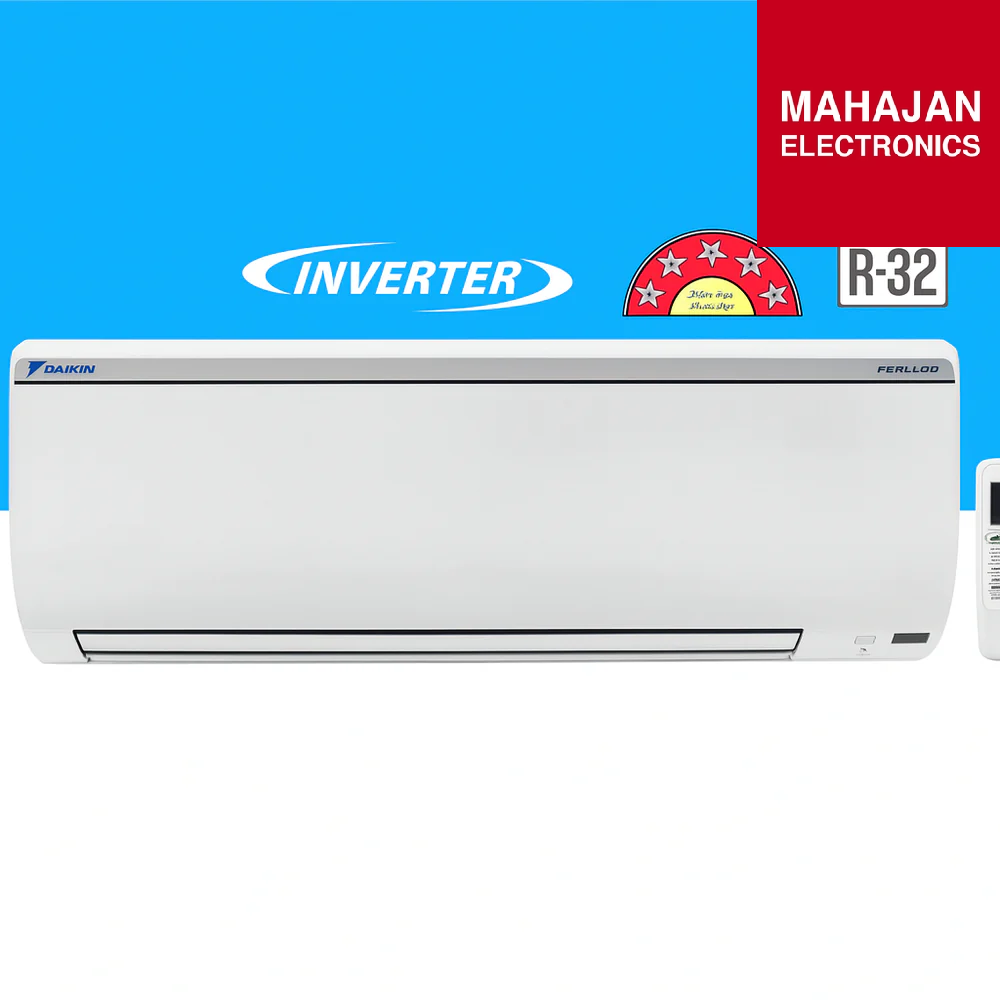 Daikin FTKU50UV16VF 1.5 Ton 5 Star Inverter Split AC | Triple Display | Dew Clean | 3D Airflow | R32 | Mahajan Electronics Delhi NCR