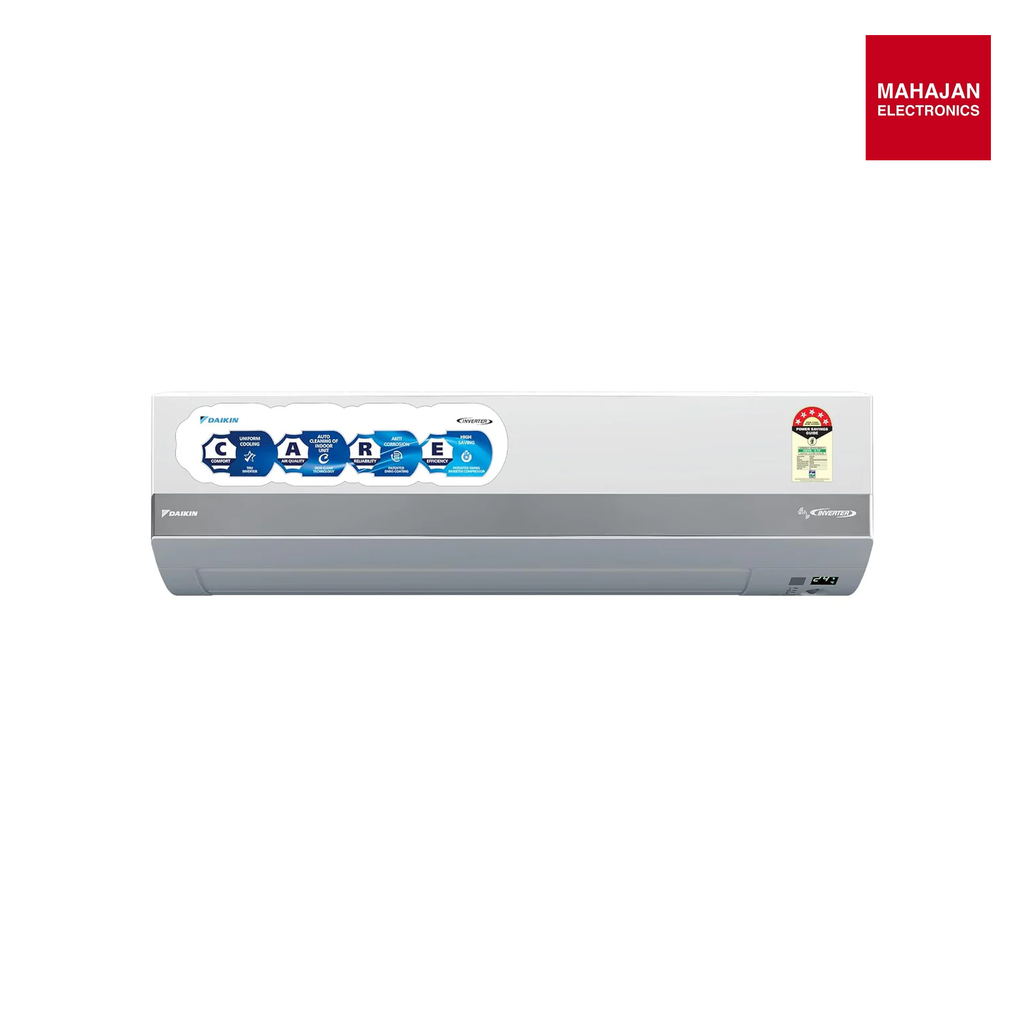 Daikin JTKJ53XV16 1.5 Ton 5 Star Inverter Split AC | Streamer Discharge | Copper Condenser | Neo Swing Compressor | R32 Refrigerant-Online Mahajan Electronics