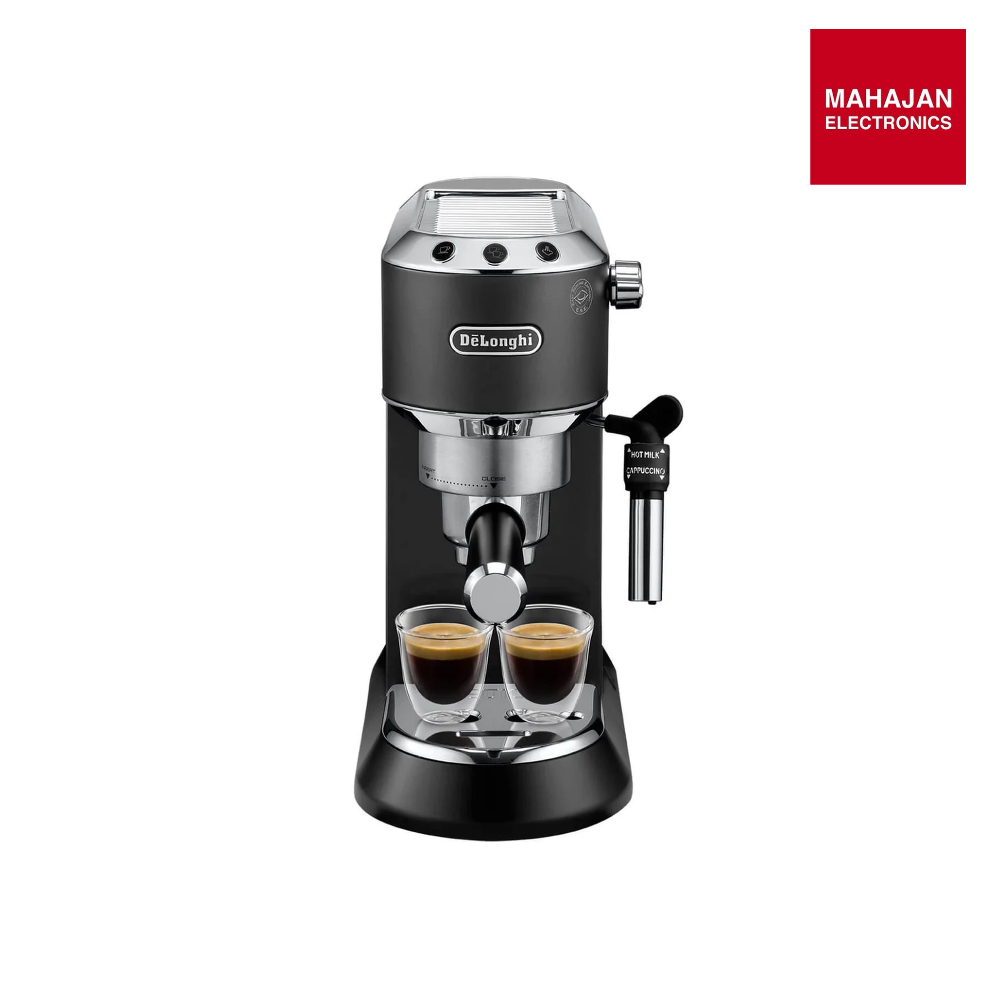 De'Longhi EC685.BK |Dedica Style| Pump Espresso Coffee Machine | Espresso, Cappuccino, Latte & More Recipe Options Mahajan Electronics Online