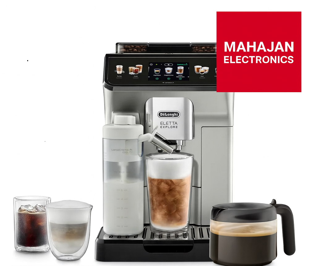 De’Longhi Eletta Explore ECAM450.65.S | Fully Automatic Bean-to-Cup Coffee Machine Mahajan Electronics