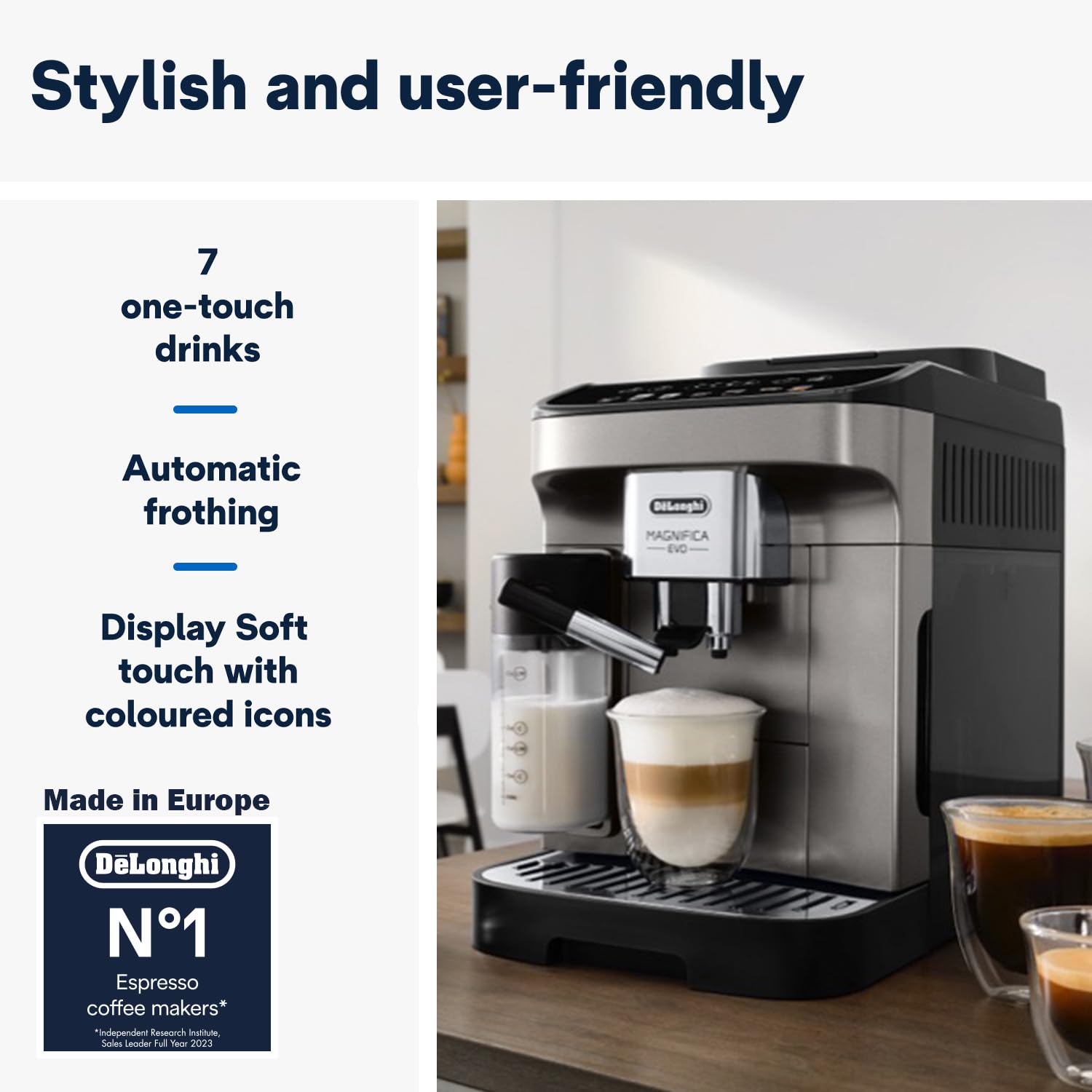 Delonghi Ecam290.81 - Magnifica Evo|Bean To Cup Fully Automatic Coffee Machine Mahajan Electronics  Online