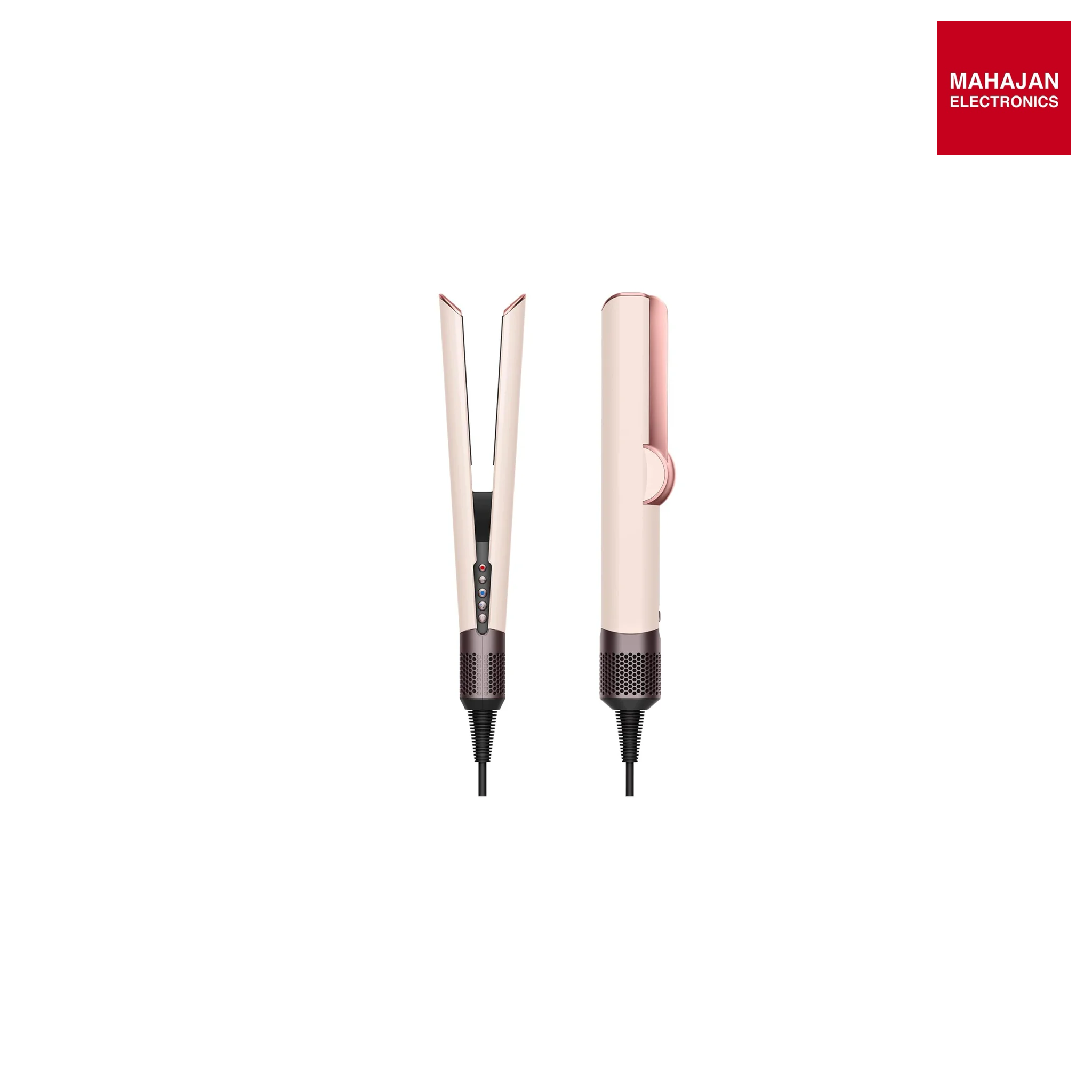 Dyson Airstrait™ Hair Straightener| Wet-to-dry straightener | Straightens with air | No hot plates, no heat damage (When used in Wet-to-dry mode) | Suitable for all hair types (Ceramic Pink/Rose Gold) HT 01 CPRG IN Mahajan Electronics Online