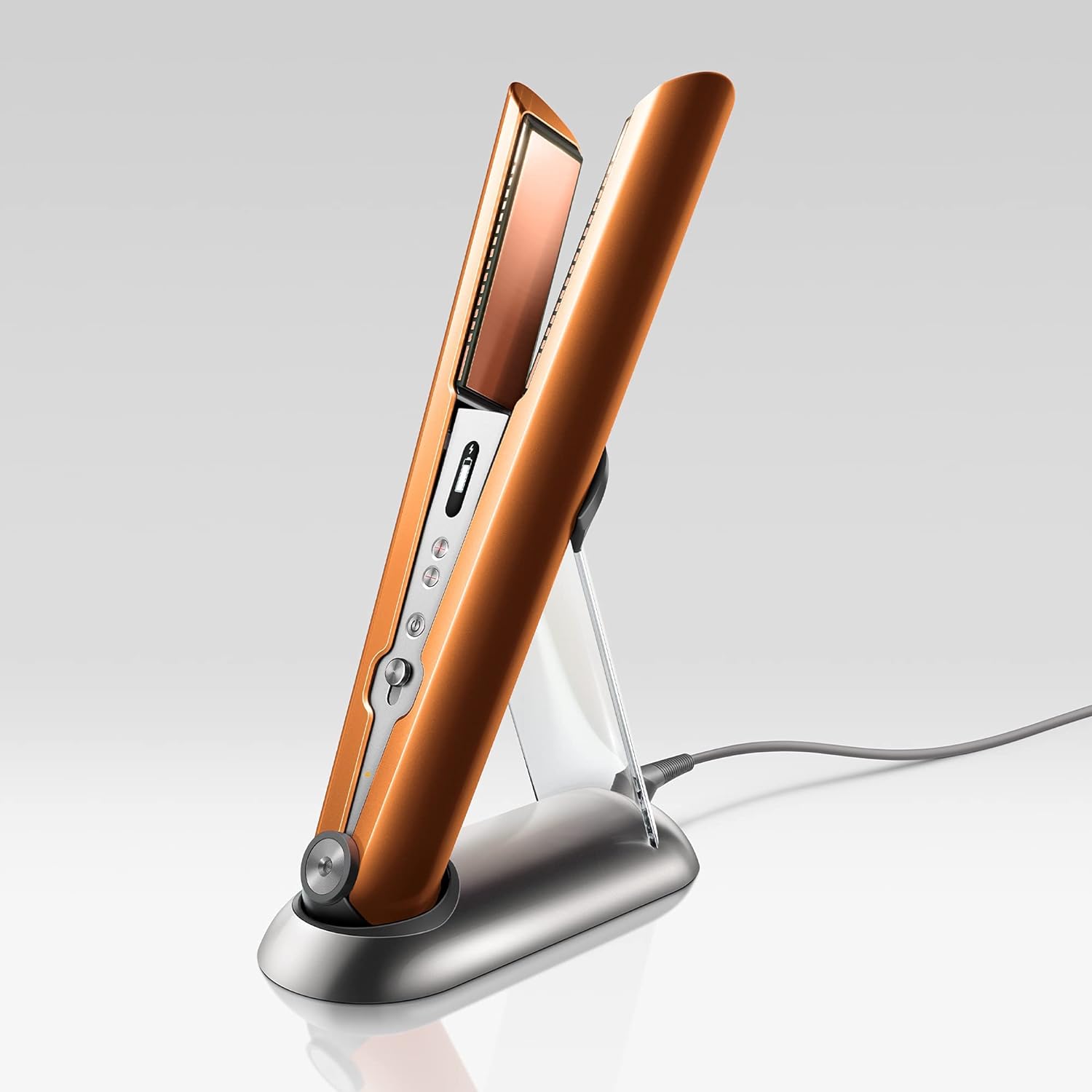 Dyson Corrale™ Hair Straightener (Bright Copper/Bright Nickel) | Cord-Free Styling | Flexing Copper Plates | Intelligent Heat Control | 2-Year Warranty