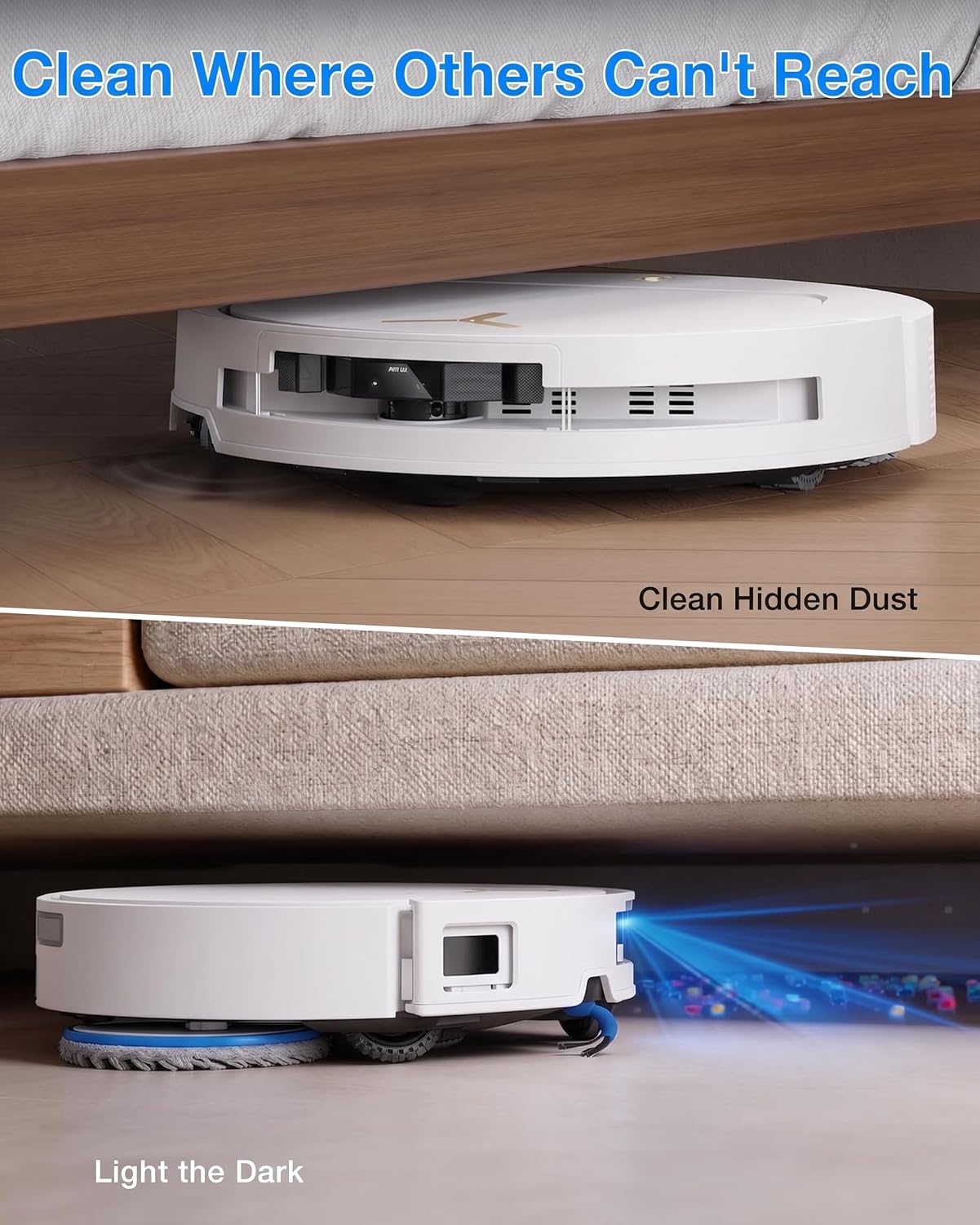ECOVACS Deebot T50S Pro Omni 2-in-1 Robot Vacuum Cleaner & Mop, 2026 New Launch, 25000 Pa Suction, 8.1 cm Slimmest DEEBOT, Extendable Mop, Self-Empty & Self-Wash Omni Station, Hot Air Drying-Online Mahajan Electronics