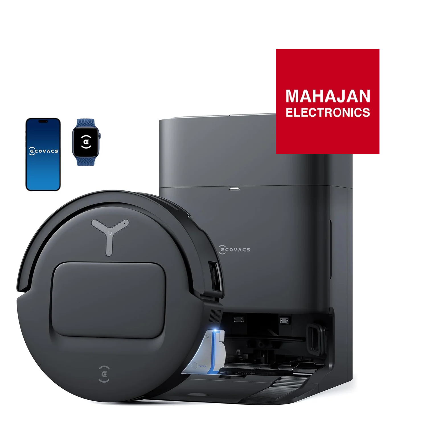 Ecovacs DEEBOT T80 Omni 2-in-1 Robot Vacuum & Mop | 18000 Pa Suction, AI ReMop 2.0, Self-Emptying & Hot Air Drying | Mahajan Electronics Delhi NCR