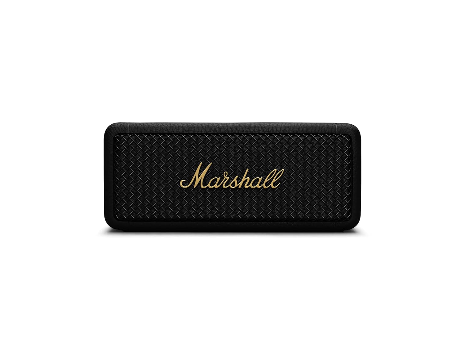 Marshall Emberton II 20 W Wireless Bluetooth Portable Outdoor Speaker (Black & Brass) - Mahajan Electronics Online