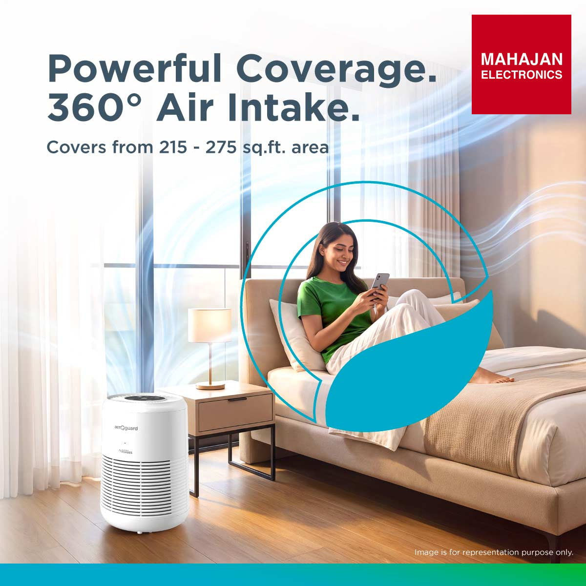 Eureka Forbes Aeroguard AP 275 Air Purifier True HEPA H13 – Mahajan Electronics Online.