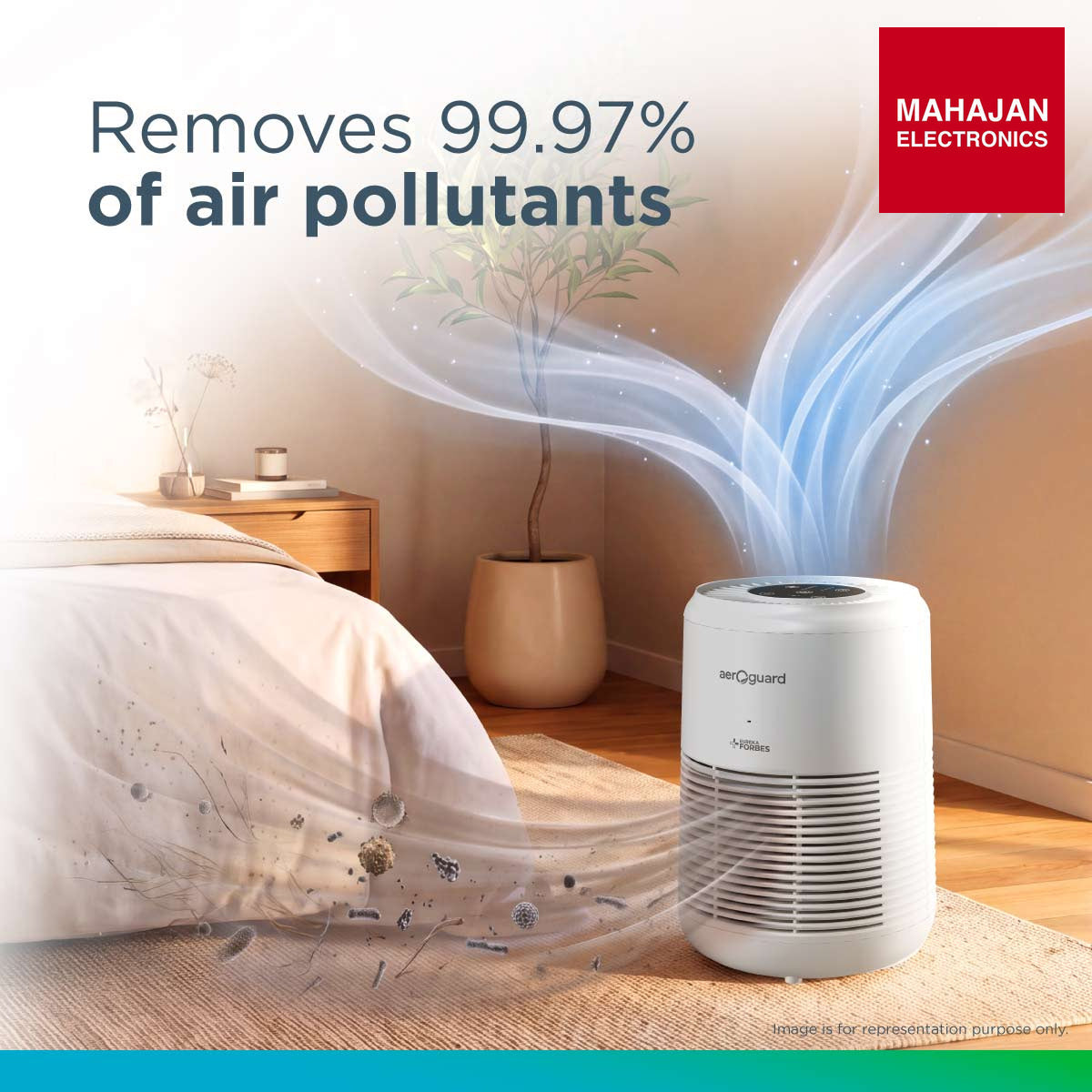 Eureka Forbes Aeroguard AP 275 Air Purifier True HEPA H13 – Mahajan Electronics Online.