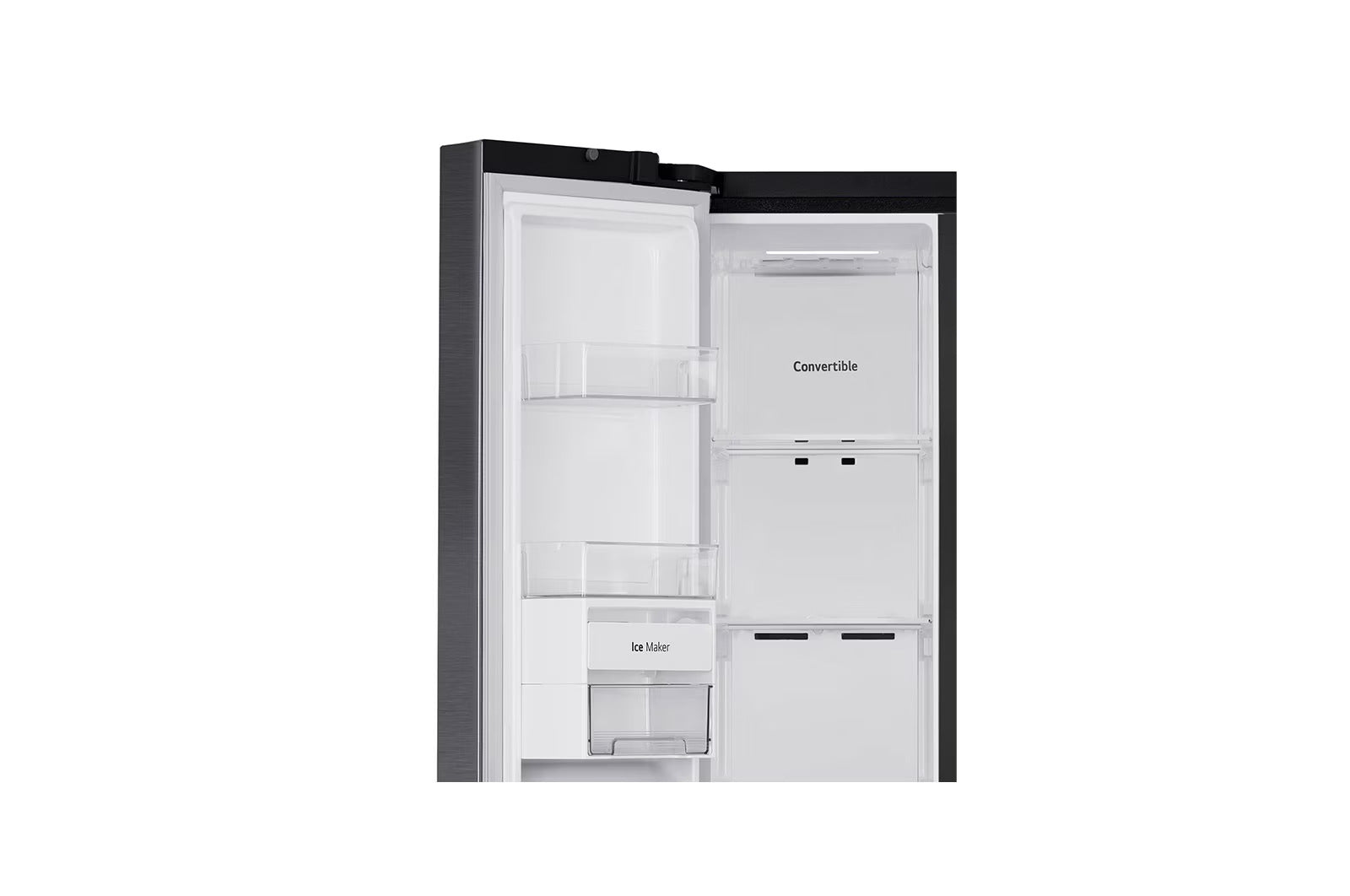 LG GL-B257HMC3 650L, Convertible Side-by-Side Refrigerator Mahajan Electronics Online