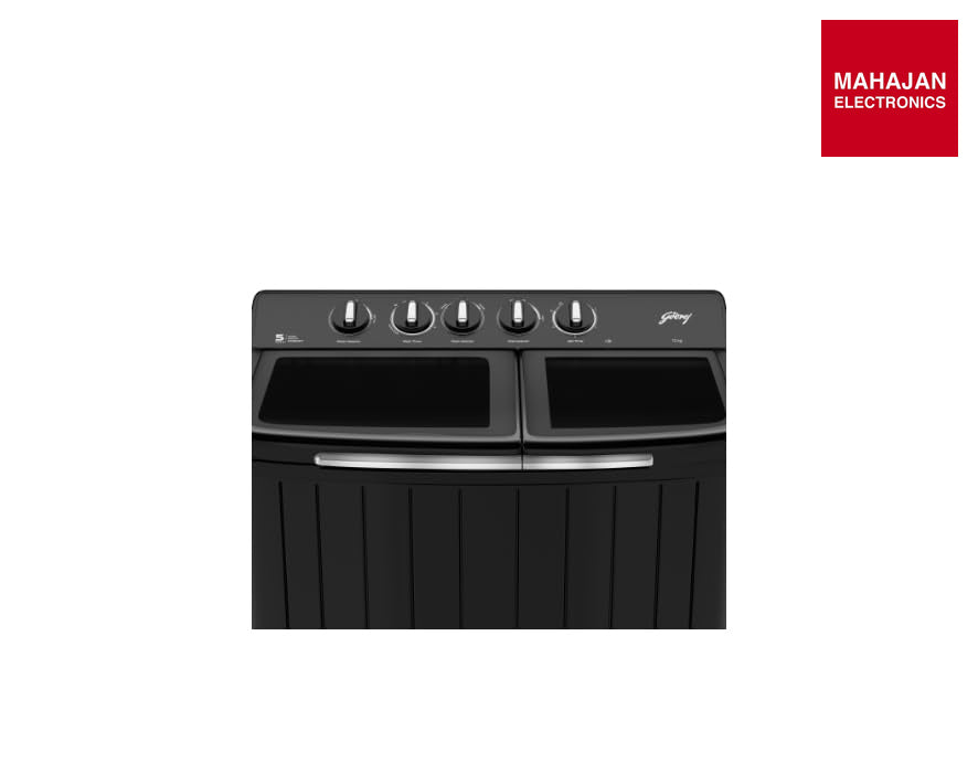 Godrej WS EDGE RIO 140 5.0 TB3 DX SLGR 14 Kg 5 Star Semi-Automatic | Penta-Roto Impeller | 1440 RPM | Active โ Mahajan Electronics Online.