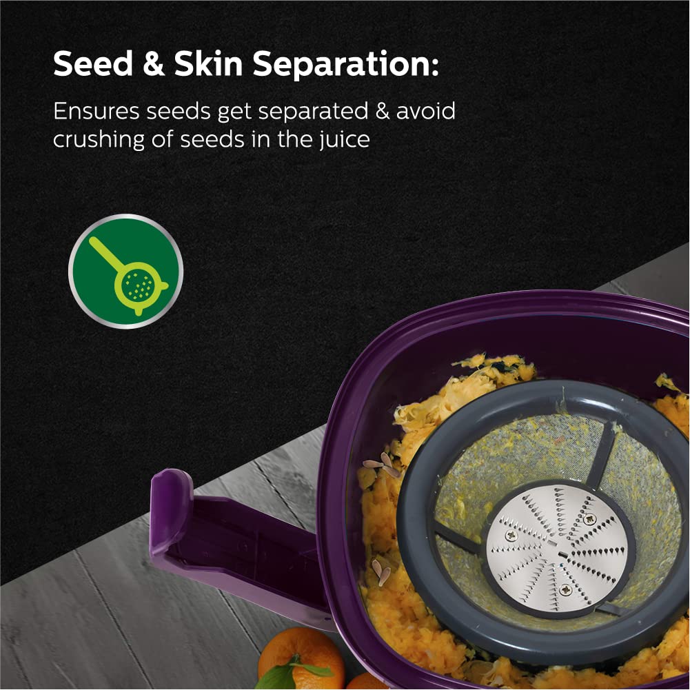 Philips HL7568/02 500W Juicer Mixer Grinder with 3 Jars and XL feeding tube, quick and easy assembly - Mahajan Electronics Online