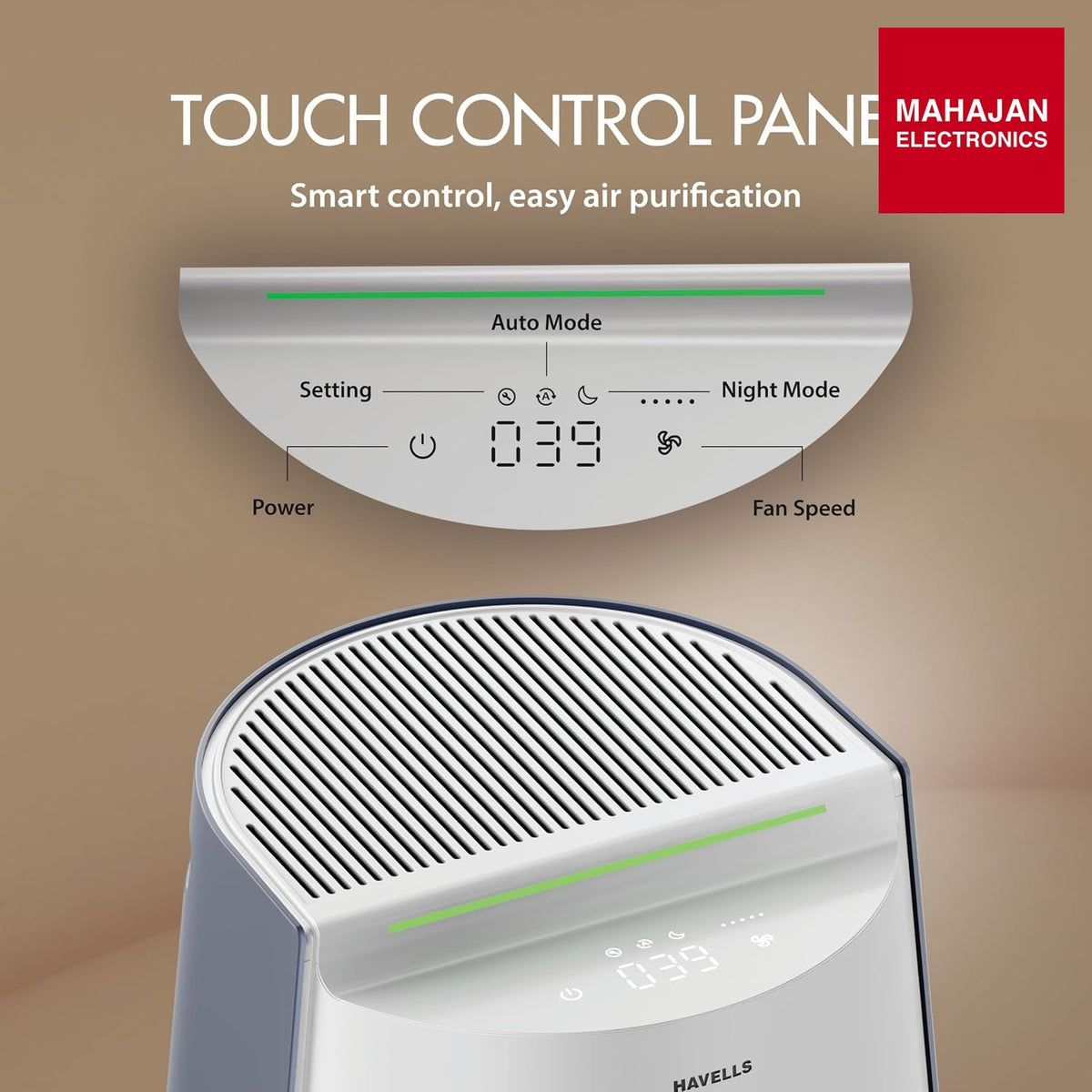 Havells Breathe AP310 Air Purifier HEPA H13 Blue White – Mahajan Electronics Online.