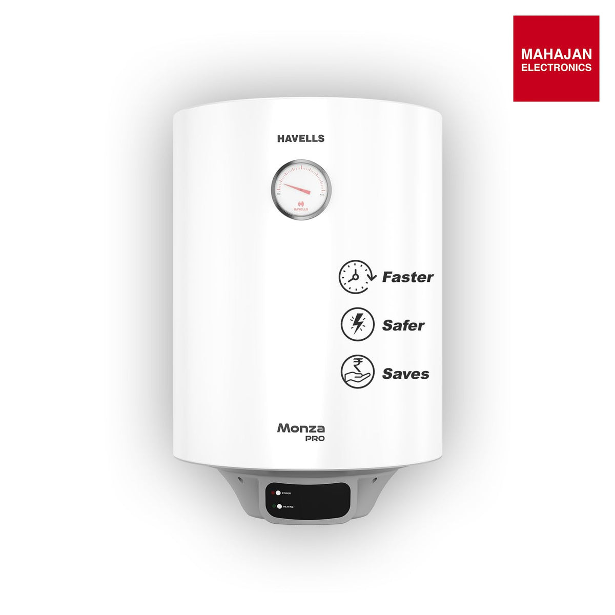 Havells Monza Pro 25L Storage Water Heater Geyser - Mahajan Electronics