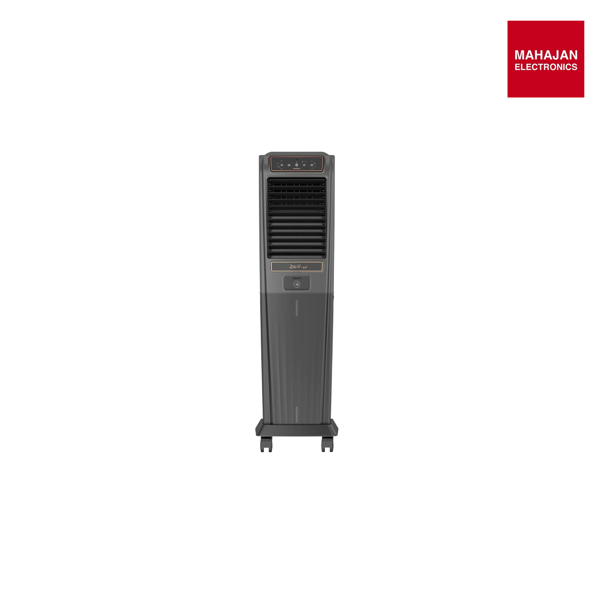 Havells Zurii 60L Tower Air Cooler GHRACCHE060 with Remote | Honeycomb Cooling Mahajan Electronics