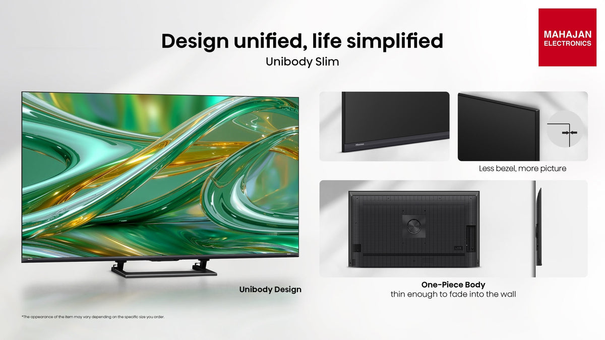 Hisense 75U7SE 75 Inch 4K Ultra HD Mini LED TV – Mahajan Electronics Online.