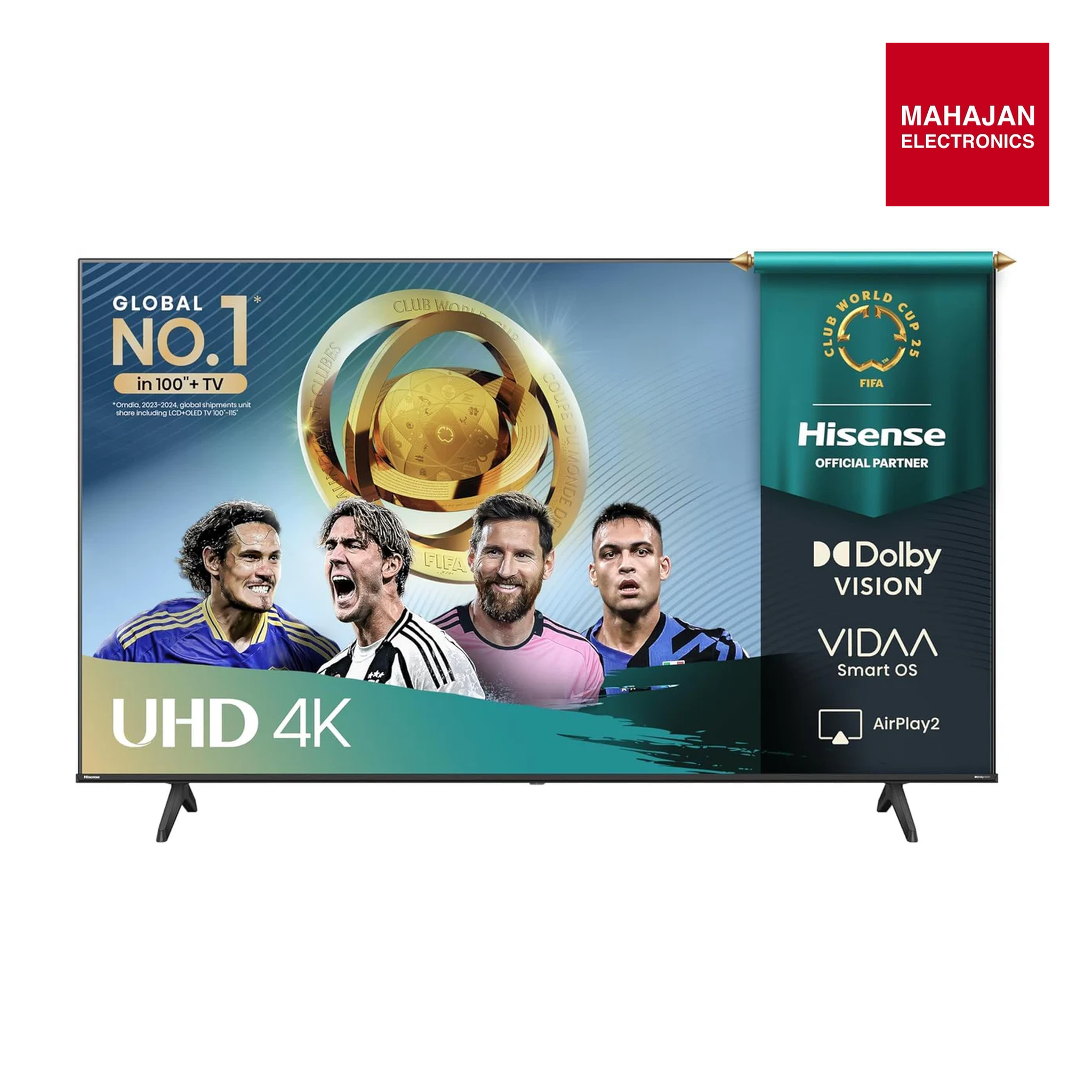 Hisense 126cm (50 inches) 4K UHD QLED Smart TV with Dolby Vision & Atmos, AI Upscaling, Game Mode Plus & Alexa Built-in (50Q6Q) mahajan electronics online