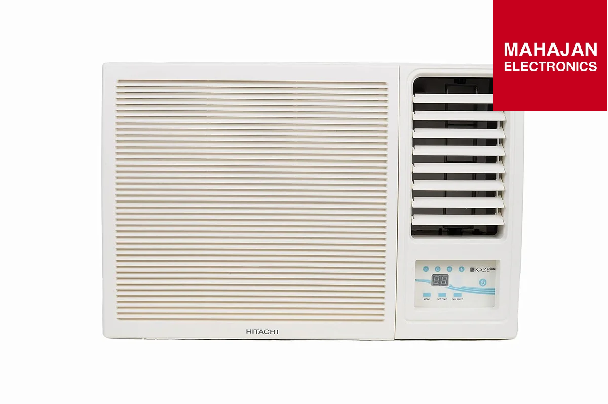 Hitachi RAW312HEDO 1 Ton 2 Star Window AC (Copper Condenser, Dust Filter, R-32 Refrigerant, White)