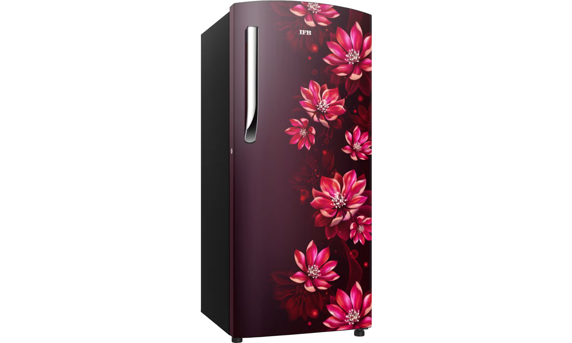 IFB IFBDC-2133FRL 187 L 3 Star Direct Cool Single Door Refrigerator – Fast Ice Making, XL Bottle Bin, Toughened Glass Shelves, Inverter Compatible (Lush Blush Red)-Onine Mahajan Electronics