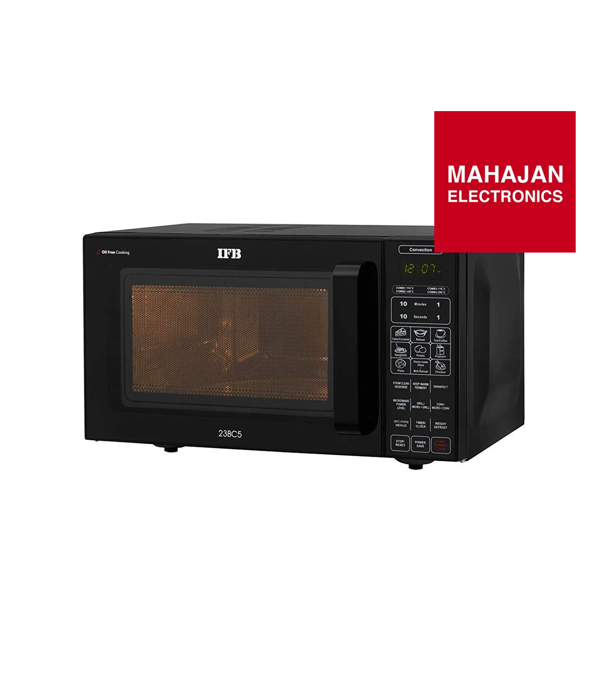 IFB 23BC5 23 L Convection Microwave Oven (Black) | Touch Keypad | Keep Warm | Steam Clean