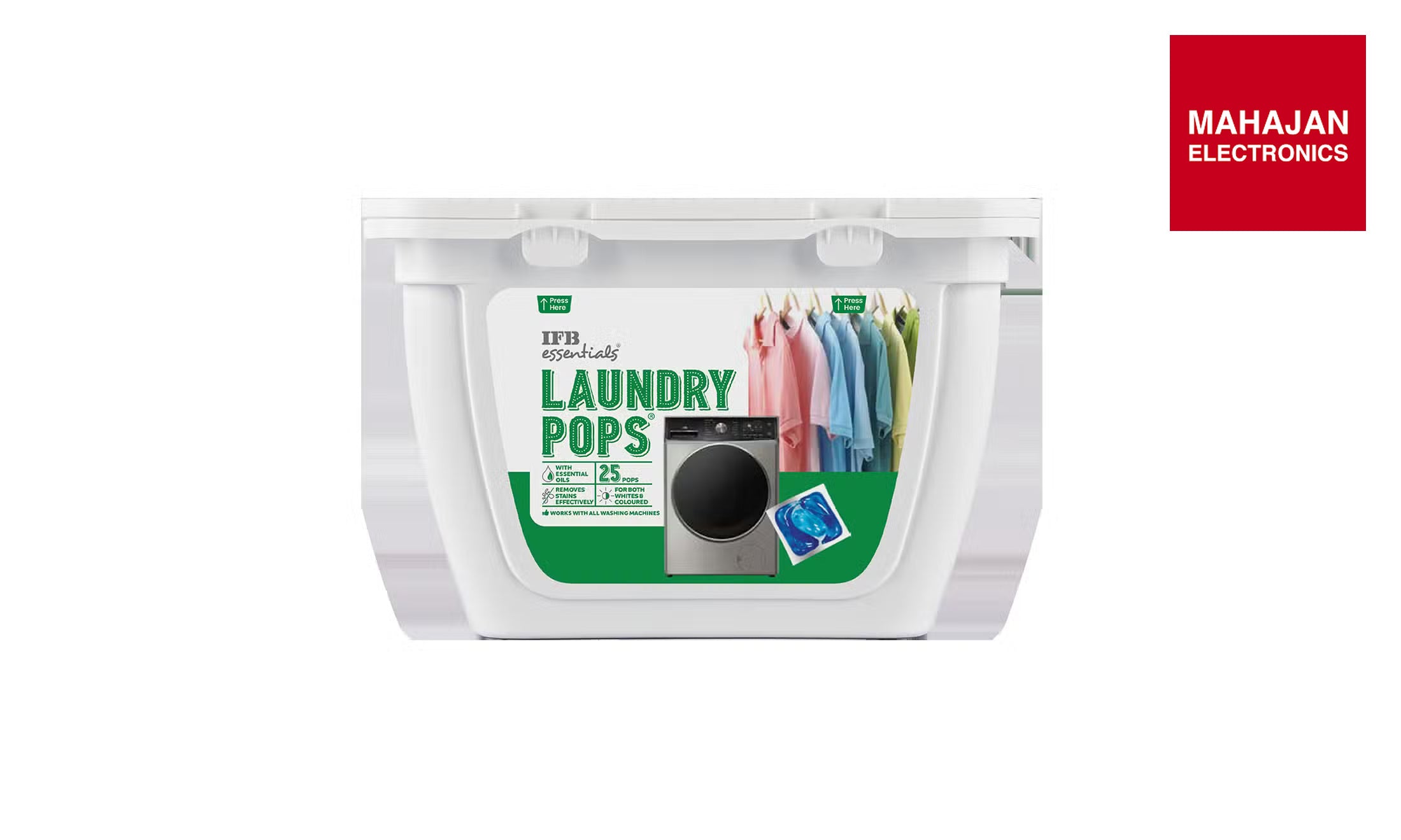 IFB essentials Laundry Pops - 25 Pops Fabric Care Mahajan Electronics Online