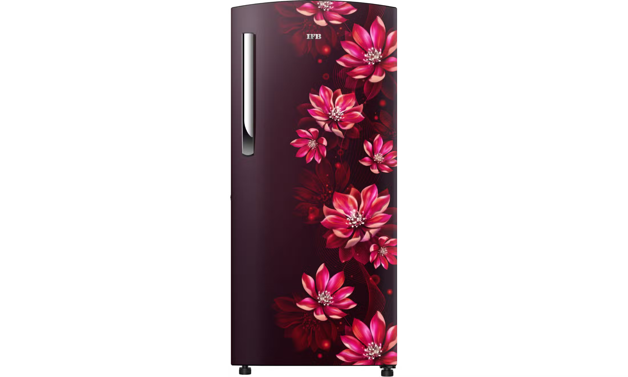 IFB IFBDC-2133FRL 187 L 3 Star Direct Cool Single Door Refrigerator – Fast Ice Making, XL Bottle Bin, Toughened Glass Shelves, Inverter Compatible (Lush Blush Red)-Onine Mahajan Electronics