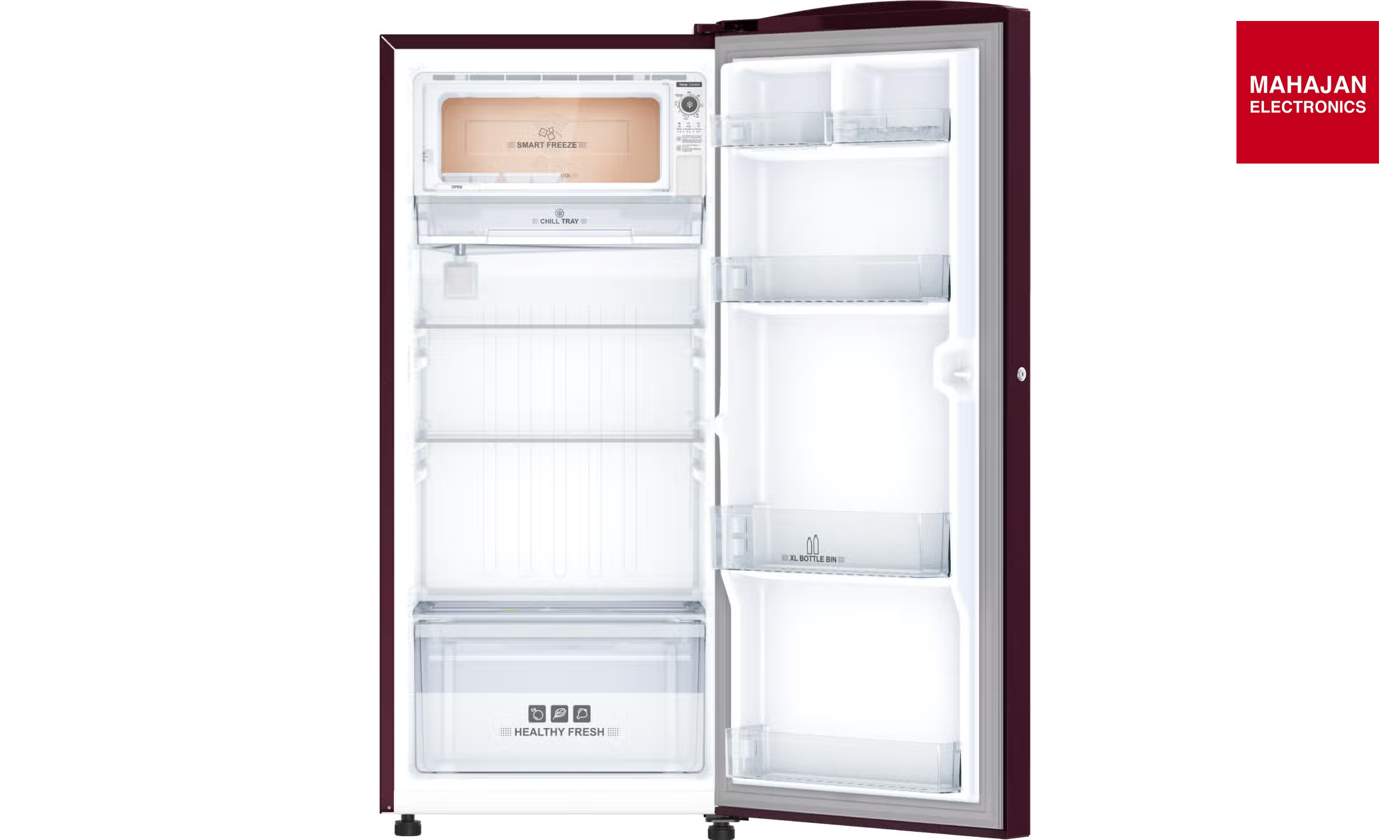 IFB IFBDC-213AFSS 187 L 1 Star Direct Cool Single Door Refrigerator XL Bottle Bin,Red-Steel – Mahajan Electronics Online.