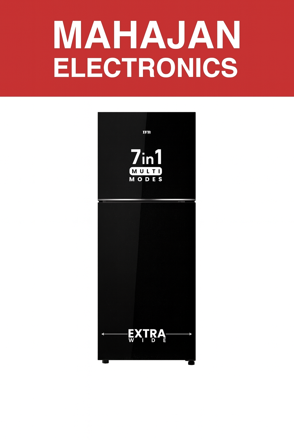 IFB IFBFF-3362IKG Frost - Free Refrigerator 285 L | 2 Star | Glass Model | Eco-Cool Series Mahajan Electronics Online