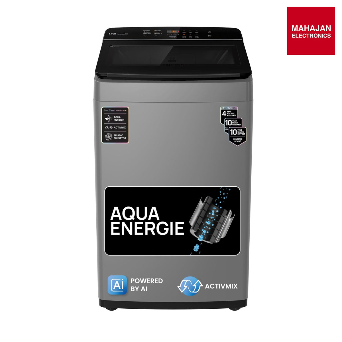 IFB TL701MG1 7 Kg 5 Star Fully Automatic Top Load Washing Machine with AI, Deep Clean, ActivMix, Aqua Energie, Med Grey