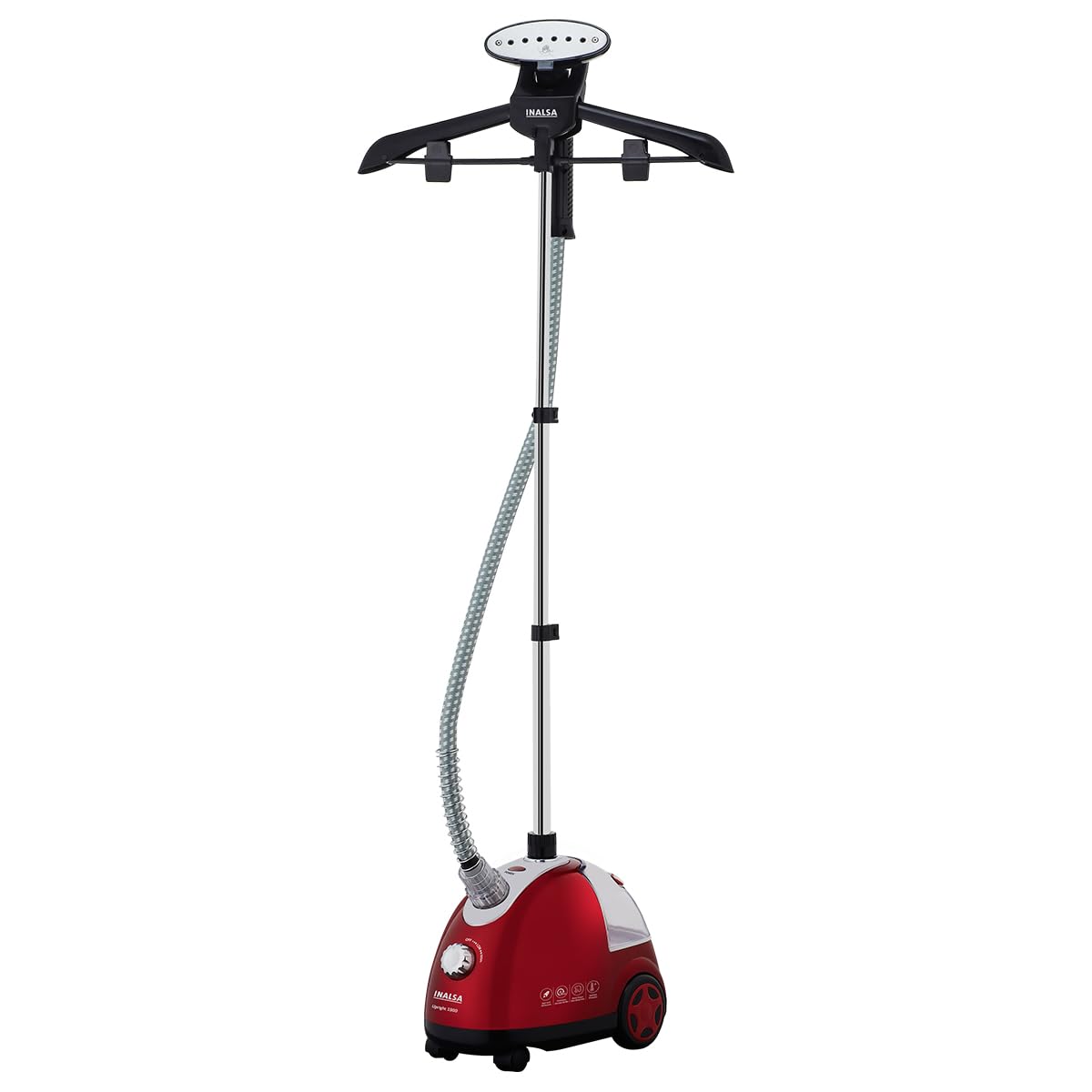 INALSA Standing Garment Steamer 1900 W Steam Iron for Clothes | Steam Output up to 28 g/min | 1.4L Tank | 50 Min Continuous Steam | Overheat Protection | Automatic Shut Off | Upright 1900. INALSA ONLINE MAHAJAN ELECTRONICS