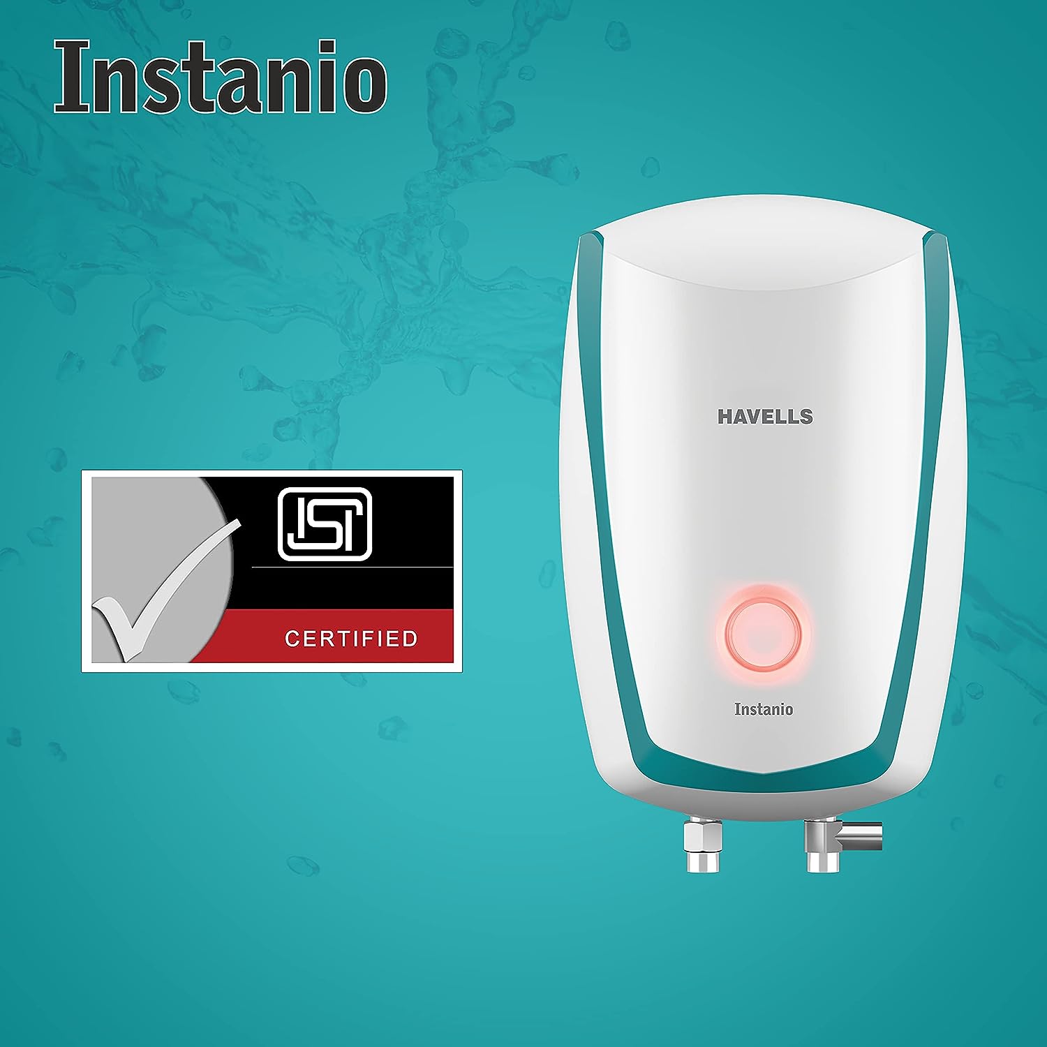 Havells Instanio 3-Litre Instant Geyser (White/Blue), Wall Mount - Mahajan Electronics Online