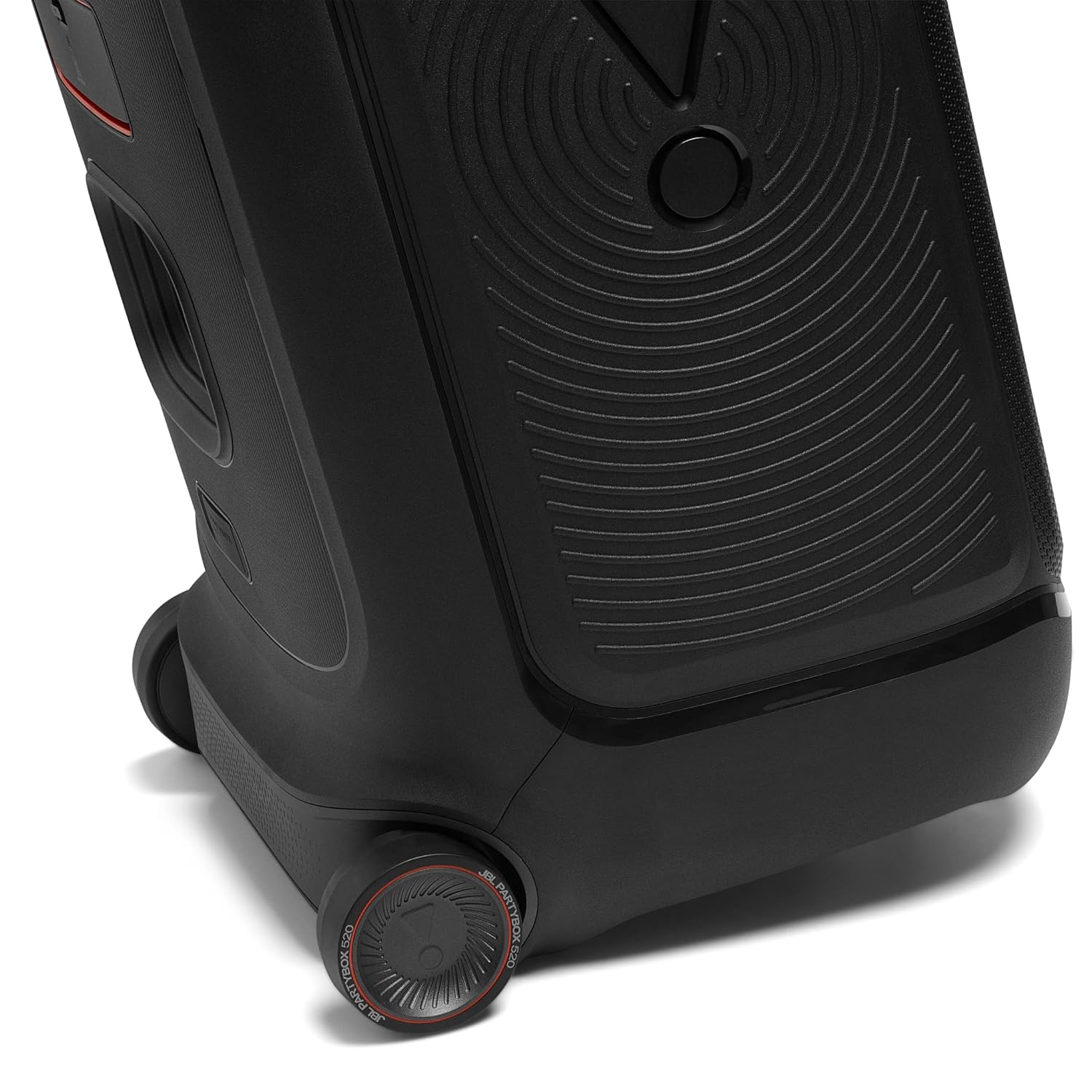 JBL Partybox 520 Wireless Bluetooth Party Speaker with Wireless Mic, Electrifying AI Sound Boost, Upto 15Hrs Playtime, Replaceable Battery, Multispeaker Connection by Auracast-, PartyBox App-Black. Mahajan Electronics Online