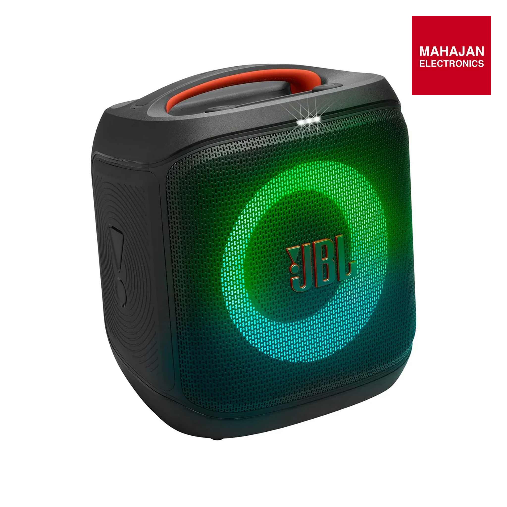 JBL Partybox Encore Essential 2 Wireless Bluetooth Party Speaker, AI Sound Boost, Dynamic Light Show, Upto 15Hrs Playtime, Multi-Speaker Connection by Auracast, Guitar & Mic Inputs, PartyBox App-Black Mahajan Electronics online