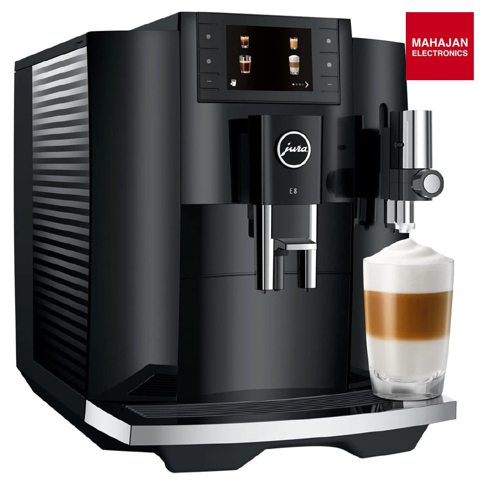 Jura E8 Cosmic Black Automatic Coffee Machine(15840) – Mahajan Electronics Online.