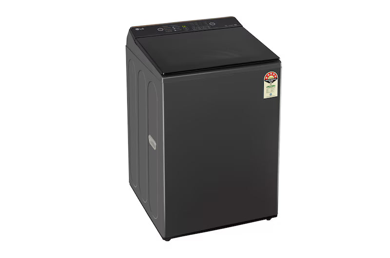 LG T90KMMB3Z 9Kg Top Load Washing Machine, Hard Water Wash, Middle Black, 5 Star-Online Mahajan Electronics