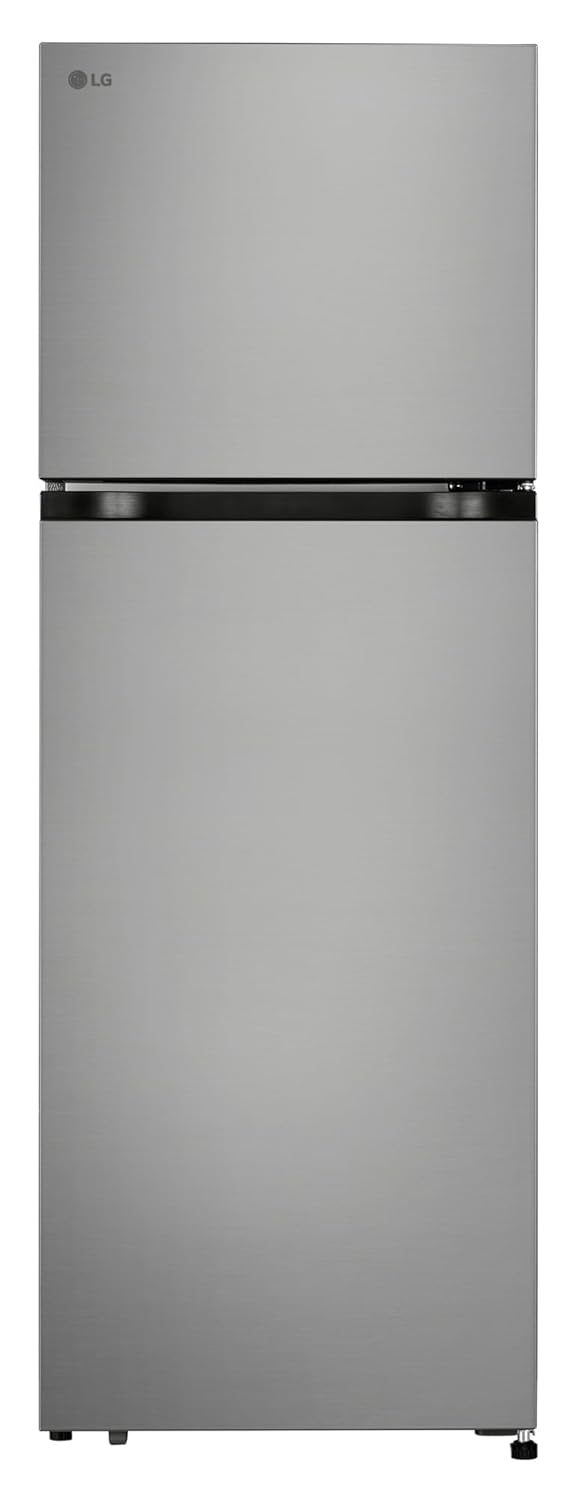 LG GLT2516WWPZ, 251 L, 1 Star, Frost-Free Smart Inverter Double Door Refrigerator with Smart Mode ( Shiny Steel, Multi Air Flow Cooling with Max Fresh Zone, 2026 Model)-Online Mahajan Electronics