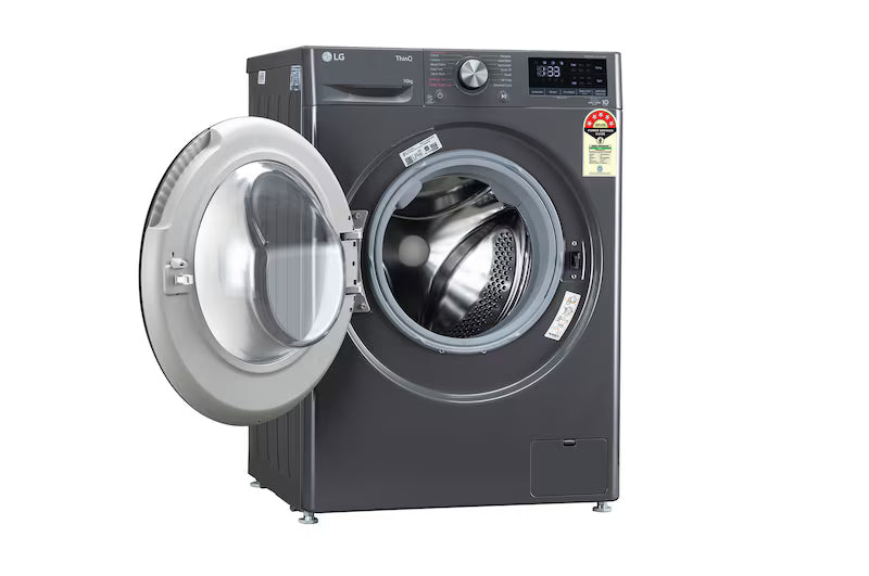 LG FHP1410Z3M 10Kg Front Load Washing Machine,5 Star, AI Direct Drive™, Middle Black,/ Mahajan Electronics Online