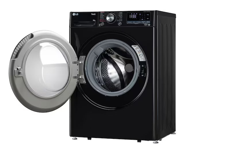 LG FHP1210Z3O, 10 Kg, 5 Star, AI DD Technology, Steam Wash, Wi-Fi, 6 Motion DD, Fully-Automatic Front Load Washing Machine ( Allergy Care, In-Built Heater, Touch Panel, 2026 Model, Onyx Black)-Online Mahajan Electronics