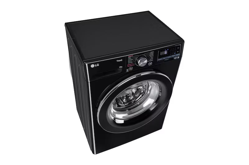 LG FHP1210Z3O, 10 Kg, 5 Star, AI DD Technology, Steam Wash, Wi-Fi, 6 Motion DD, Fully-Automatic Front Load Washing Machine ( Allergy Care, In-Built Heater, Touch Panel, 2026 Model, Onyx Black)-Online Mahajan Electronics