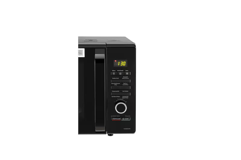 LG MJ2887BHTM 28L Charcoal Convection Microwave Oven, 271 Auto Cook Menu, Diet Fry™, Black. Mahajan Electronics Online