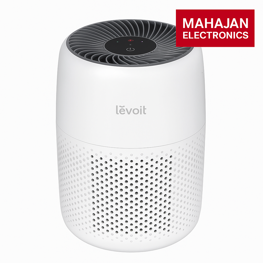 LEVOIT Core Mini Air Purifier For Coverage Area 183 Sq Ft, H13 Truehepa Filter, Remove 99.97% Dust, Smoke, & Pollen, With Fragrance Sponge, (2 Years Warranty), White MAHAJAN ELECTRONICS ONLINE
