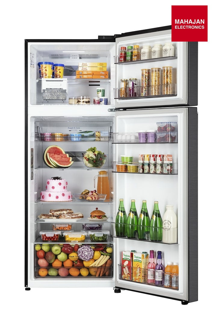 LG GLT4626TEMC 466 L Double Door Refrigerator Matte Black ā Mahajan Electronics Online.