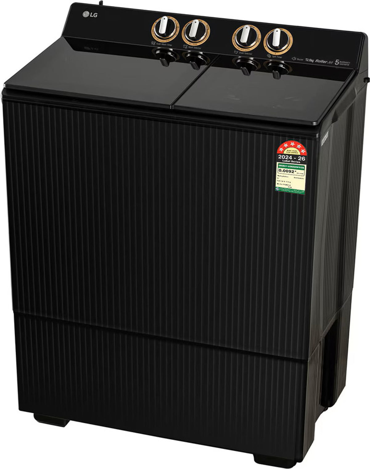 LG PX120B7SO2Z 12 kg Semi Automatic Washing Machine Onyx Black – Mahajan Electronics Online.