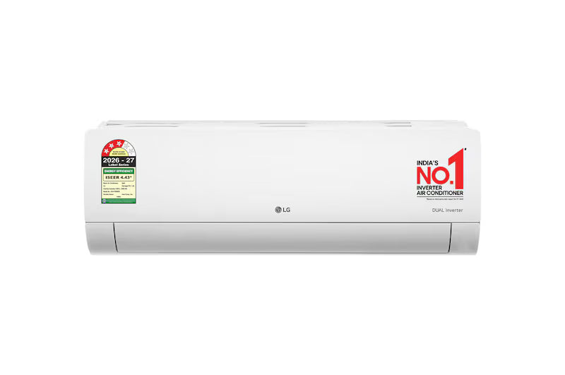LG 3 Star (~1.5) Split AC, Hot and Cold, AI Dual inverter Compressor, Super Convertible 5-in-1 Cooling, 5.2 kW, 2026 Model-Online Mahajan Electronics