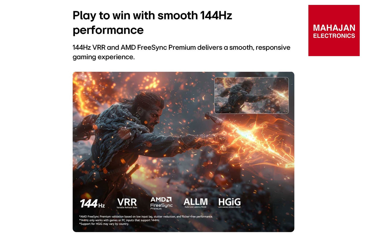 LG QNED90 144Hz VRR gaming – Mahajan Electronics Online.