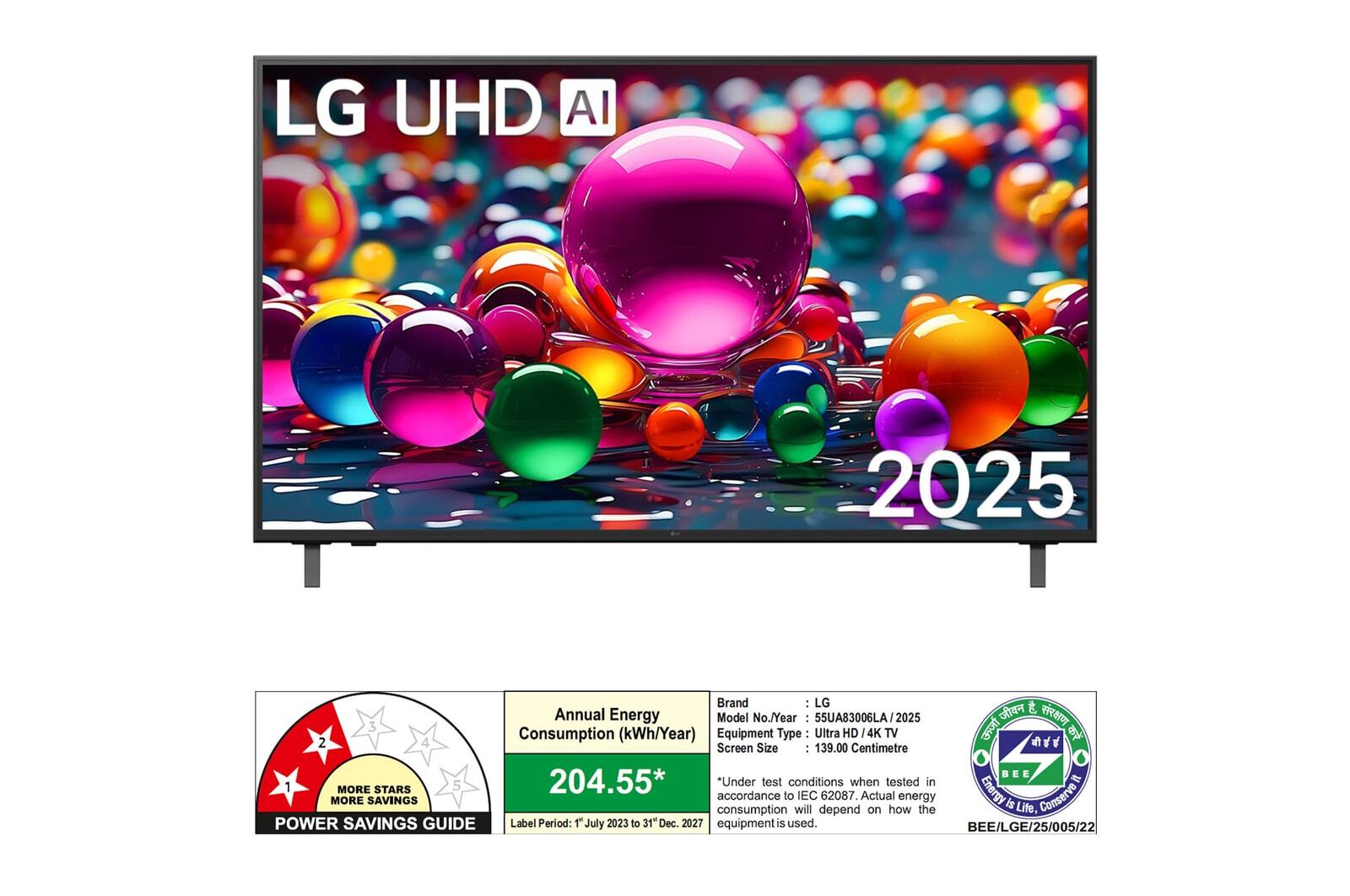 LG 55UA83006LA 139 cm (55 Inches) 4K UHD Smart TV with AI Processor & Dolby Atmos | 55UA83006LA Mahajan Electronics online